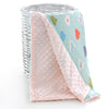 Dotted Back Baby Blanket - Blue Cloud