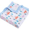 Baby/Toddler Muslin Cotton Blanket - Orange Fox