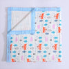 Baby/Toddler Muslin Cotton Blanket - Orange Fox