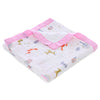 Baby/Toddler Muslin Cotton Blanket - Pink Forest