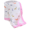 Baby/Toddler Muslin Cotton Blanket - Pink Forest