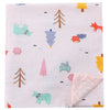 Dotted Back Baby Blanket - Multicolored Forest